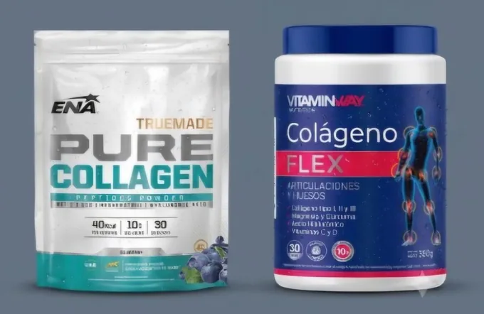 Colágeno hidrolizado ENA Pure Collagen y VitaminWay Flex