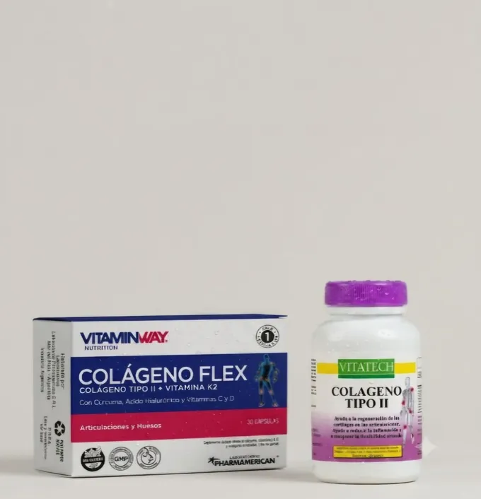 Colágeno VitaminWay Flex y Vitatech Tipo II