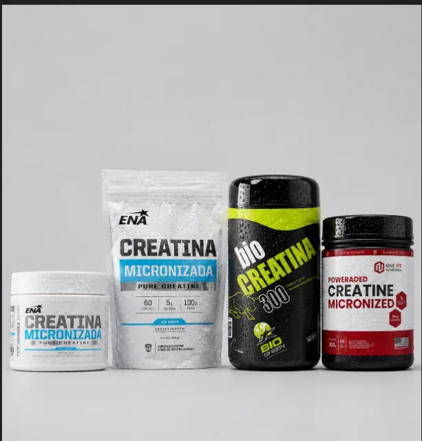 Creatina micronizada ENA, BioCreatina 300 y One Fit Poweraded